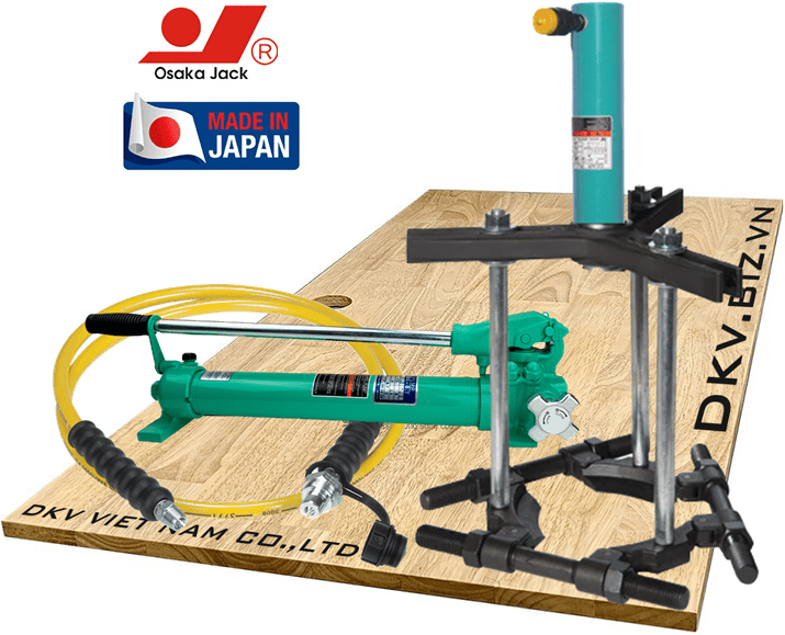 Bộ cảo thủy lực mang cá Osaka GZ-5, Osaka tri-section hydraulic puller set GZ-5