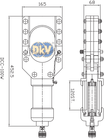 Bơm thủy lực Hàn Quốc Tonners DVFP-2A, Tonners hydraulic hand pump DVFP-2A