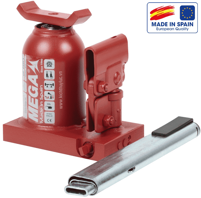 Con đội thủy lực chất lượng cao Mega BRT2EM, Mega air hydraulic bottle jack BRT2EM