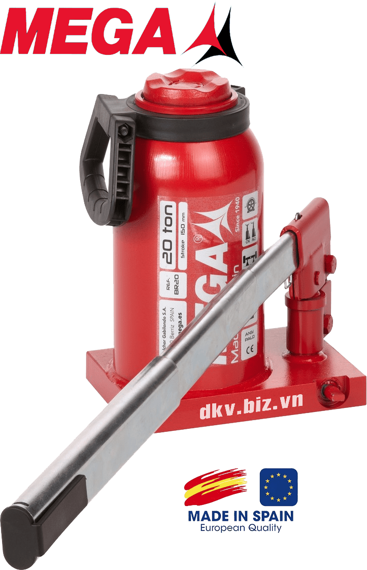 con doi thuy luc mega br20, mega hydraulic bottle jack br20