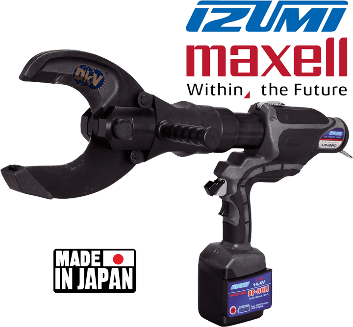 may cat thuy luc izumi rec-105yc, izumi generation battery operated tools (cutters) rec-105yc