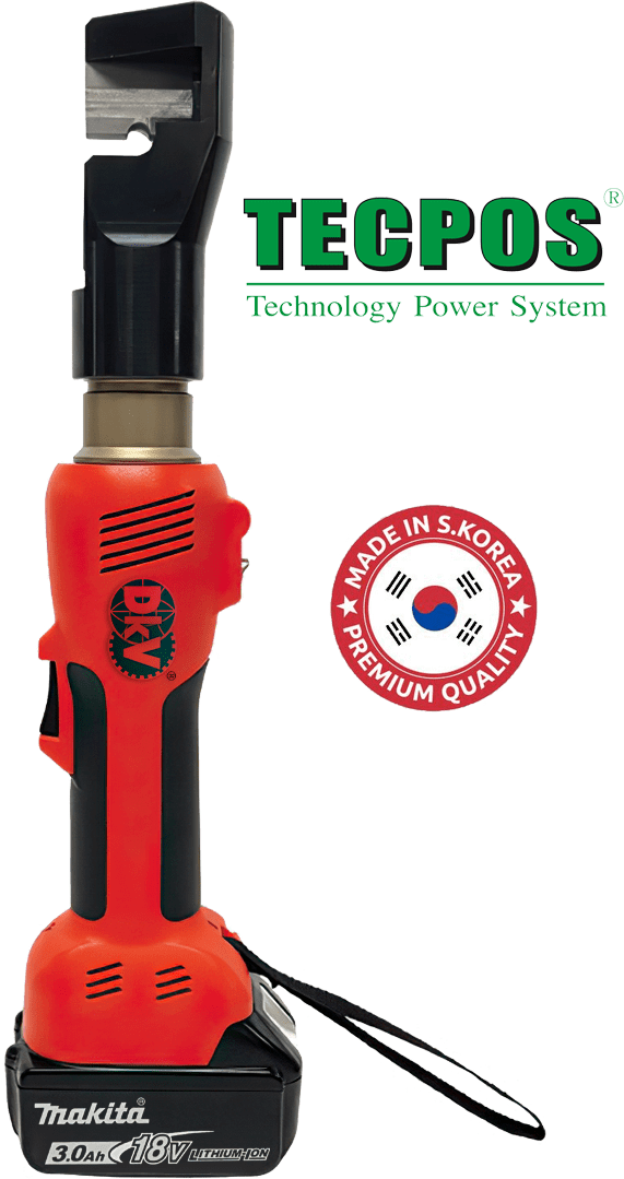 Kìm cắt cable thủy lực Tecpos TBCC38, Tecpos battery operated cutting tools TBCC38