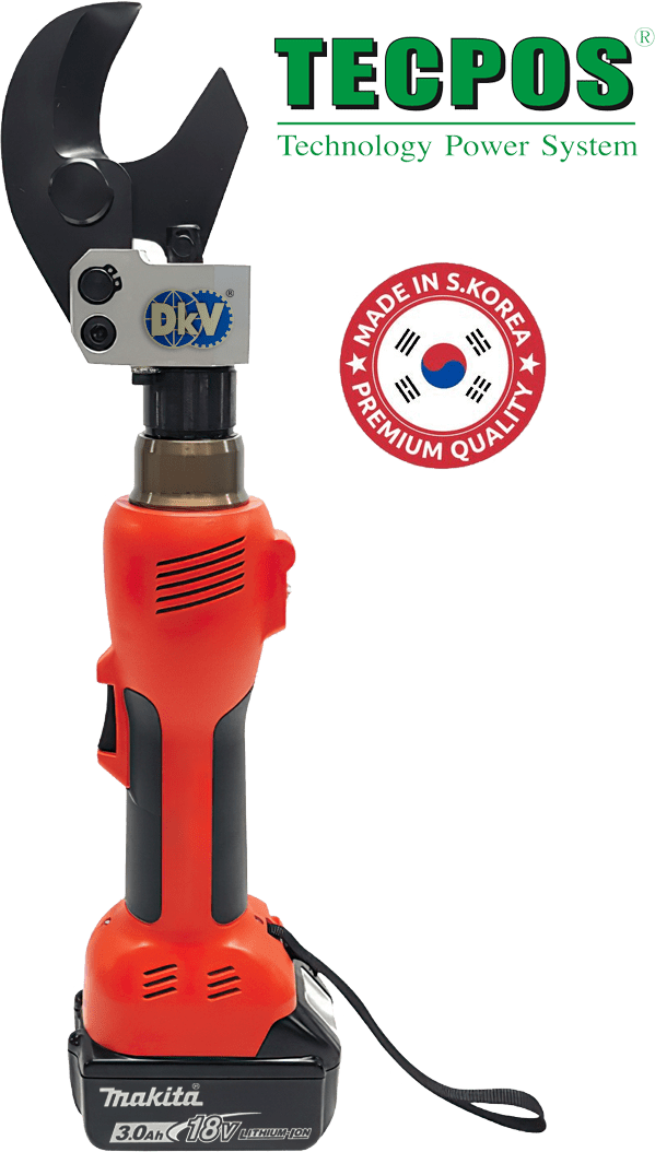 Kìm cắt cable thủy lực Tecpos TBCC32, Tecpos battery operated cutting tools TBCC32