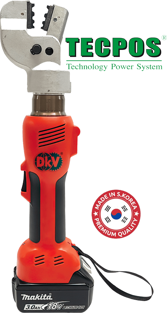 Kìm ép cốp thủy lực Tecpos TBCP25, Tecpos battery operated crimping tools TBCP25