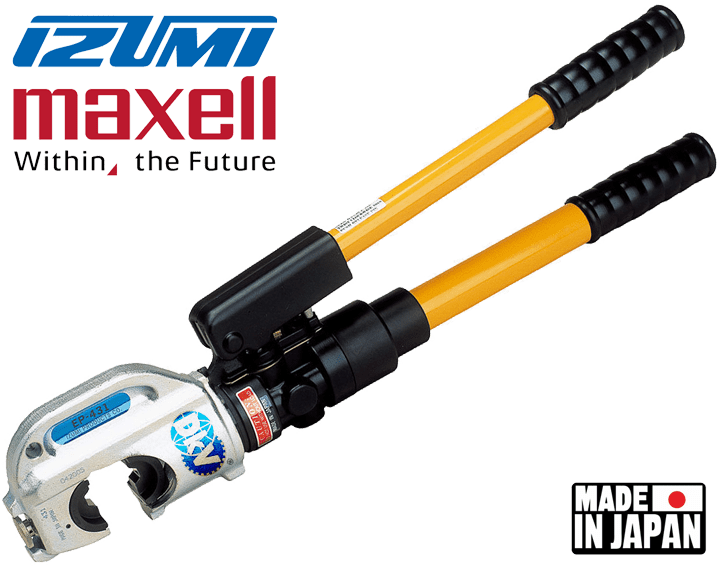 Kìm ép cos thủy lực Izumi EP-431, Izumi hydraulic compression tools EP-431