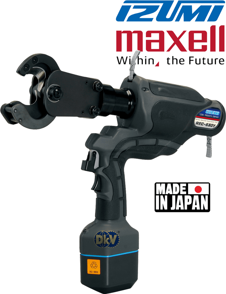 may cat thuy luc izumi rec-630y, izumi generation battery operated tools (cutters) rec-630y