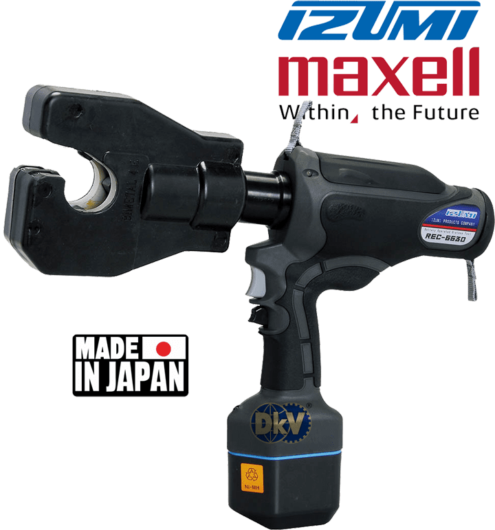 may ep cot thuy luc izumi rec-6630, izumi generation battery operated tools rec-6630