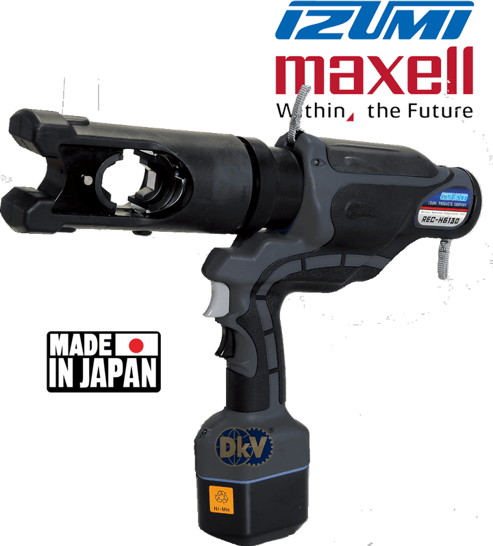 may ep cot thuy luc izumi rec-h6130 , izumi generation battery operated tools rec-h6130