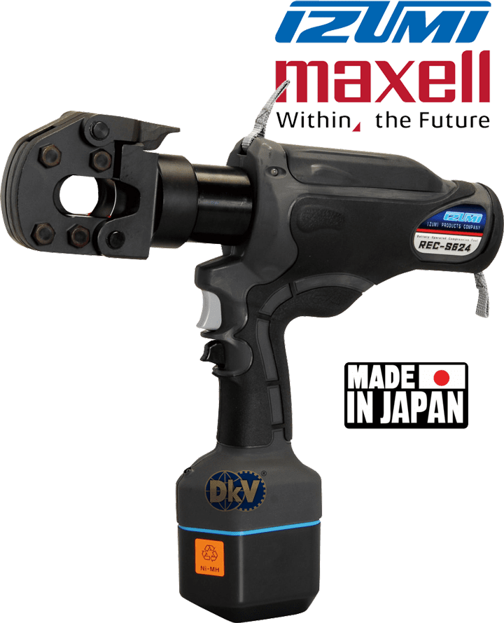 may cat thuy luc izumi rec-s624, izumi generation battery operated tools (cutters) rec-s624