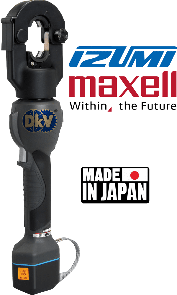 Máy ép cốt thủy lực Izumi SL-510, Izumi battery operated inline tools SL-510