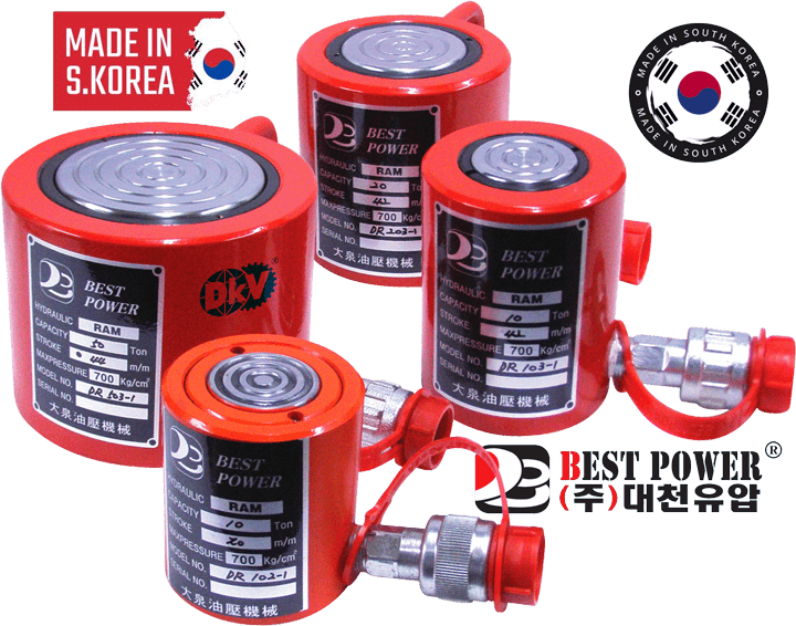 Kích thủy lực ngắn Best Power DRST-5050, Best Power short hydraulic jack DRST-5050