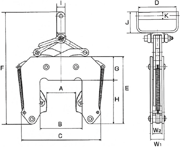 Kẹp tôn Eagle clamp AMS-500, Eagle clamp lifting clamps for steel AMS-500