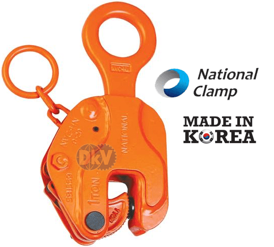 Kẹp tôn đứng National Clamp NVC-L (20 ton, 30 - 100 mm), National clamp vertical lifting clamps for steel NVC-L (20 ton, 30 - 100 mm)