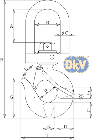 Kẹp tôn Eagle clamp AMS-500, Eagle clamp lifting clamps for steel AMS-500