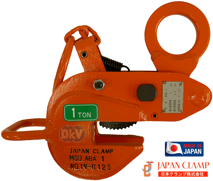 Kẹp tôn ngang Japan Clamp ABA-2-52, Japan Clamp horizontal lifting clamps for steel ABA-2-52