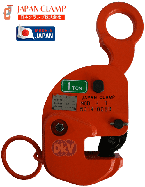 Kẹp tôn ngang Japan Clamp H-0.35, Japan Clamp horizontal lifting clamps for steel H-0.35