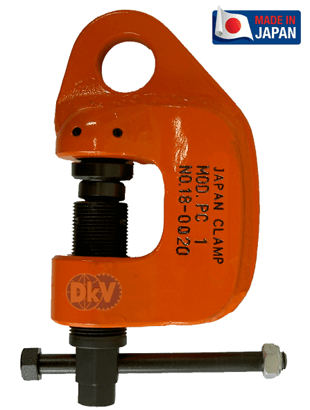 Kẹp tôn ngang Japan Clamp PC-1, Japan Clamp horizontal screw lifting clamps for steel PC-1