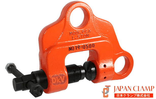 Kẹp tôn ngang Japan Clamp PCA-1.5, Japan Clamp horizontal screw lifting clamps for steel PCA-1.5