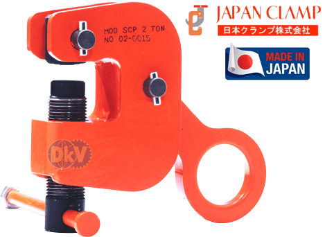 Kẹp tôn ngang Japan Clamp SCP-2, Japan Clamp horizontal screw lifting clamps for steel SCP-2
