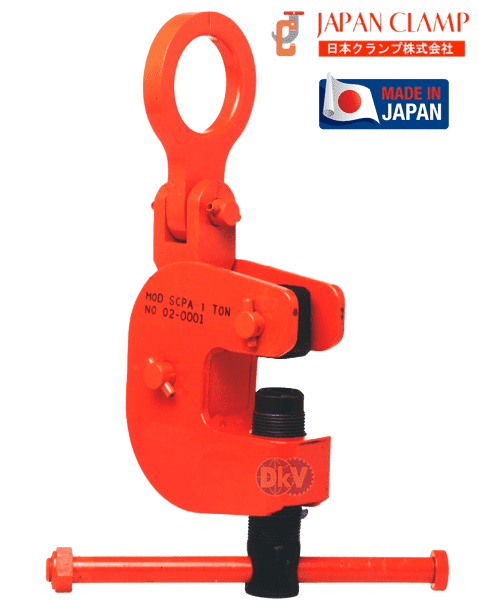 Kẹp tôn ngang Japan Clamp SCPA-0.5, Japan Clamp horizontal screw lifting clamps for steel SCPA-0.5