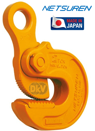 Kẹp tôn ngang Netsuren Easy-O (2 ton, 0 - 20 mm), Netsuren horizontal lifting clamps for steel Easy-O (2 ton, 0 - 20 mm)