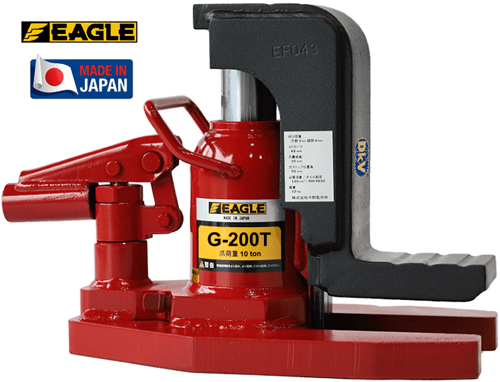 Kích móc thủy lực Eagle G-200T, Eagle hydraulic toe jack G-200T