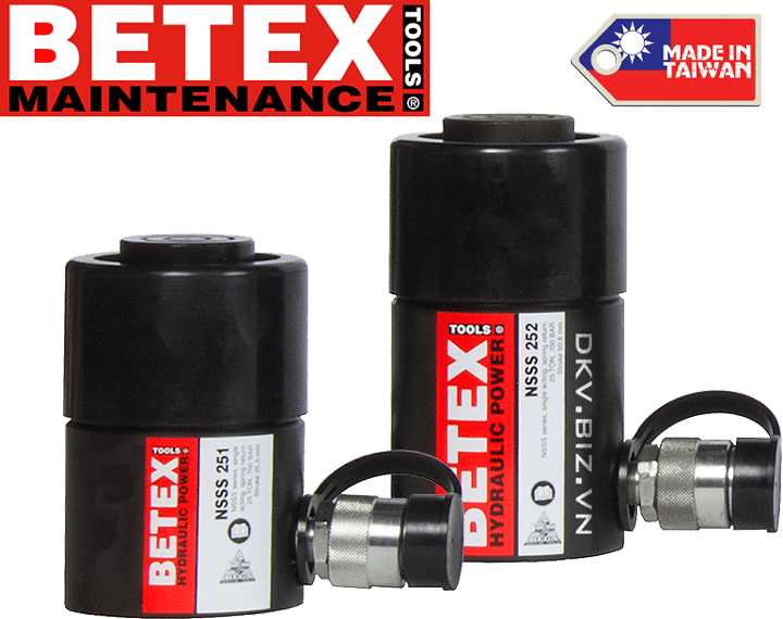 kich thuy luc betex NSSS 252 , betex single acting hydraulic jack nsss 252