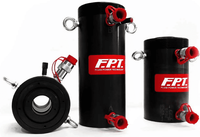 Kích thủy lực rỗng tâm FPT CRI-150/200-F0, kích thủy lực rỗng tâm 2 chiều FPT CRI-150/200-F0, FPT hollow plunger hydraulic jack CRI-150/200-F0