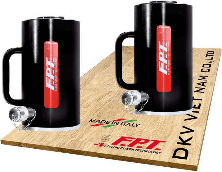 kich thuy luc fpt crma-50/100-sh, kich thuy luc vo nhom fpt crma-50/100-sh, fpt single acting aluminum hydraulic jack crma-50/100-sh
