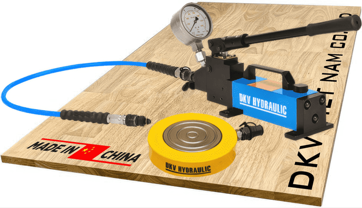 bo kich thuy luc lhc-15010 , hydraulic cylinder and hand pump set lhc-15010