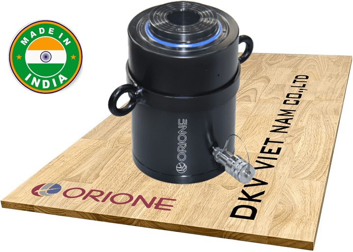 Kích thủy lực Orione OASH 30-150, kích thủy lực rỗng tâm vỏ nhôm Orione OASH 30-150, Orione aluminum single acting hollow hydraulic jack OASH 30-150
