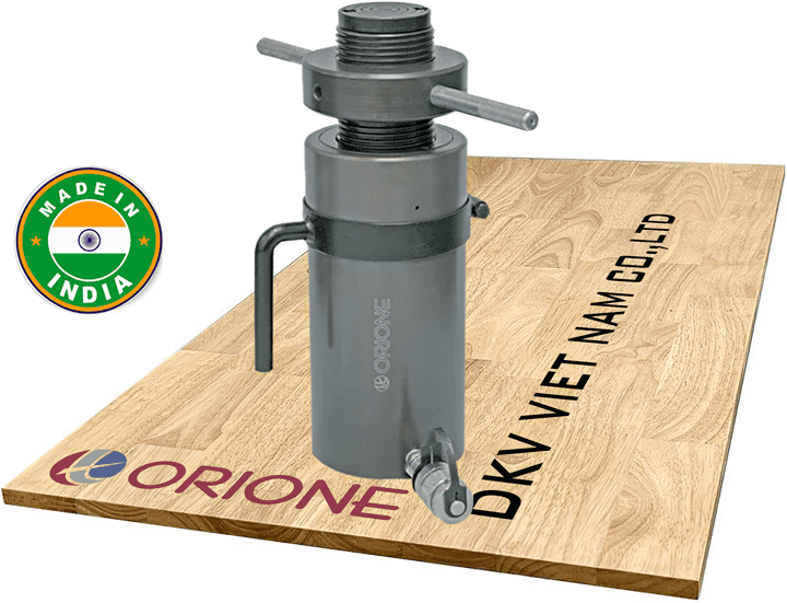 Kích thủy lực Orione OAST 200-150, con đội thủy lực Orione OAST 200-150, Orione aluminum locknut hydraulic jack OAST 200-150