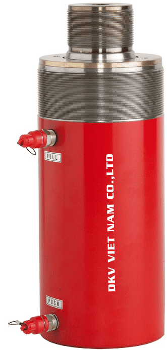 Kích thủy lực Riken D30-500, kích thủy lực 2 chiều Riken D30-500, Riken double acting hydraulic jack D30-500