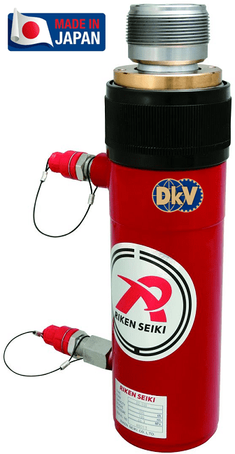 Kích thủy lực Riken D1-100, kích thủy lực 2 chiều Riken D1-100, Riken double acting hydraulic jack D1-100