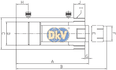 Kích thủy lực Tonners DRW-5300, Tonners double acting hydraulic DRW-5300