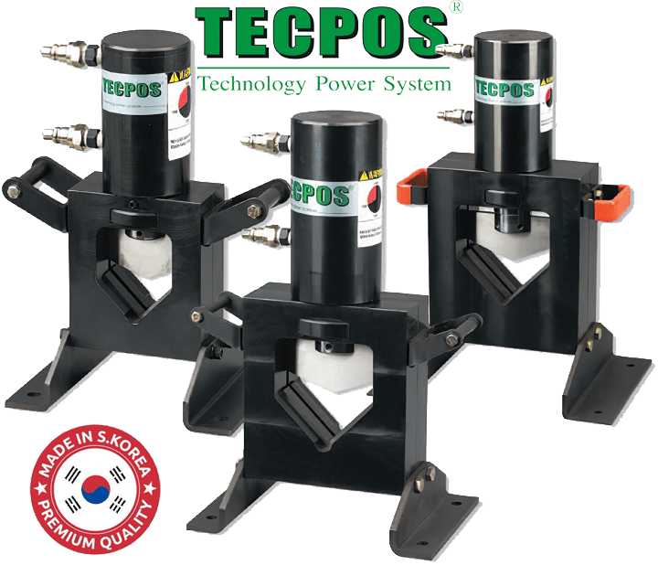 Máy cắt góc thủy lực Tecpos TAC-50, Tecpos angle cutters TAC-50