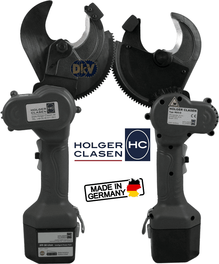 Máy cắt cable thủy lực Holger Clasen RS 5-O-set, Holger Clasen hydraulic cable Cutter RS 5-O-set