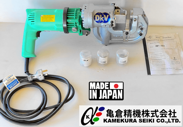 Máy đột lỗ thủy lực Kamekura RF-A3, Kamekura Electric Hydraulic puncher RF-A3