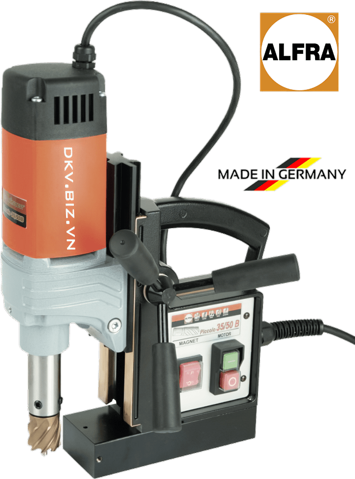 Máy khoan từ Alfra RB 35/50 B Piccolo, Alfra magnetic drilling machines RB 35/50 B Piccolo