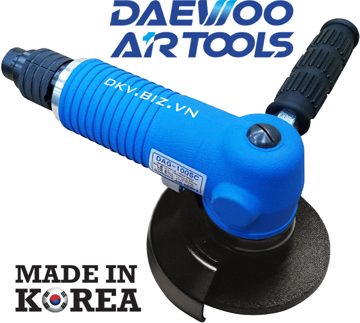 Máy mài góc khí nén Daewoo DAG-100SC, Daewoo air angle grinder DAG-100SC