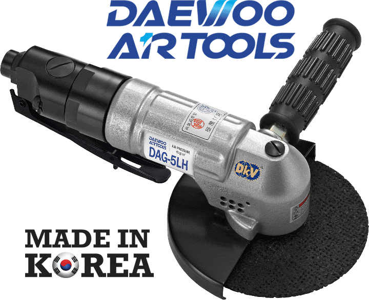 Máy mài góc khí nén Daewoo DAG-5LH, Daewoo air angle grinder DAG-5LH
