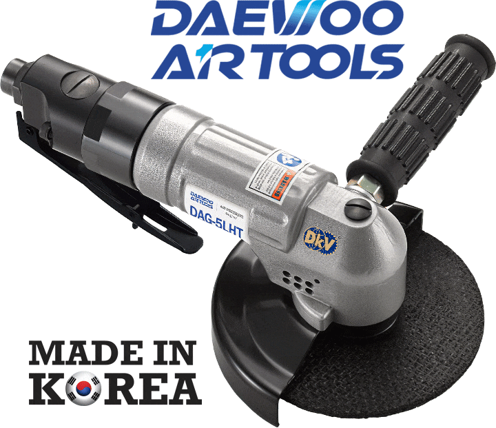 Máy mài góc khí nén Daewoo DAG-5LHT, Daewoo air angle grinder DAG-5LHT