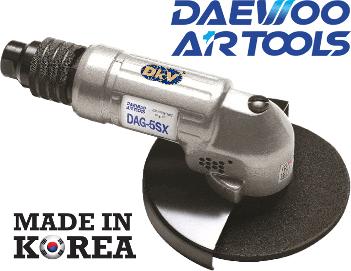 Máy mài góc khí nén Daewoo DAG-5SX, Daewoo air angle grinder DAG-5SX