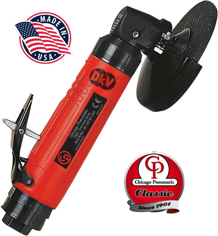 Máy mài góc khí nén Chicago Pneumatic CP3109-13A4, Chicago Pneumatic air angle grinder CP3109-13A4