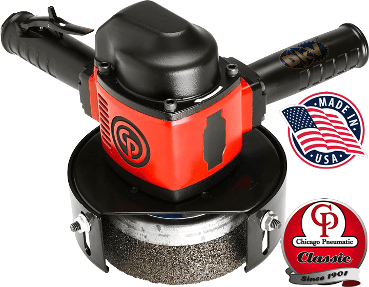 Máy mài góc khí nén Chicago Pneumatic CP3330-SALAVET, Chicago Pneumatic vertical grinder CP3330-SALAVET