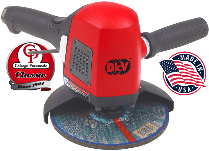 Máy mài góc khí nén Chicago Pneumatic CP3349-SALAVADE, Chicago Pneumatic vertical grinder CP3349-SALAVADE