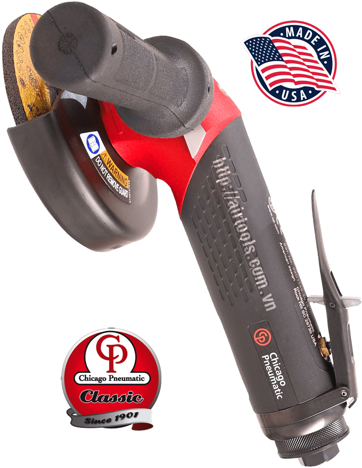Máy mài góc khí nén Chicago Pneumatic CP3650-120AA5VK, Chicago Pneumatic air angle grinder CP3650-120AA5VK