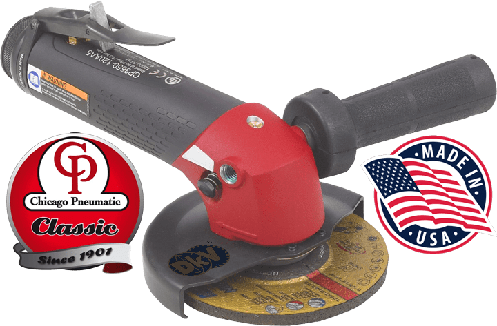 Máy mài góc khí nén Chicago Pneumatic CP3650-120AA5, Chicago Pneumatic air angle grinder CP3650-120AA5