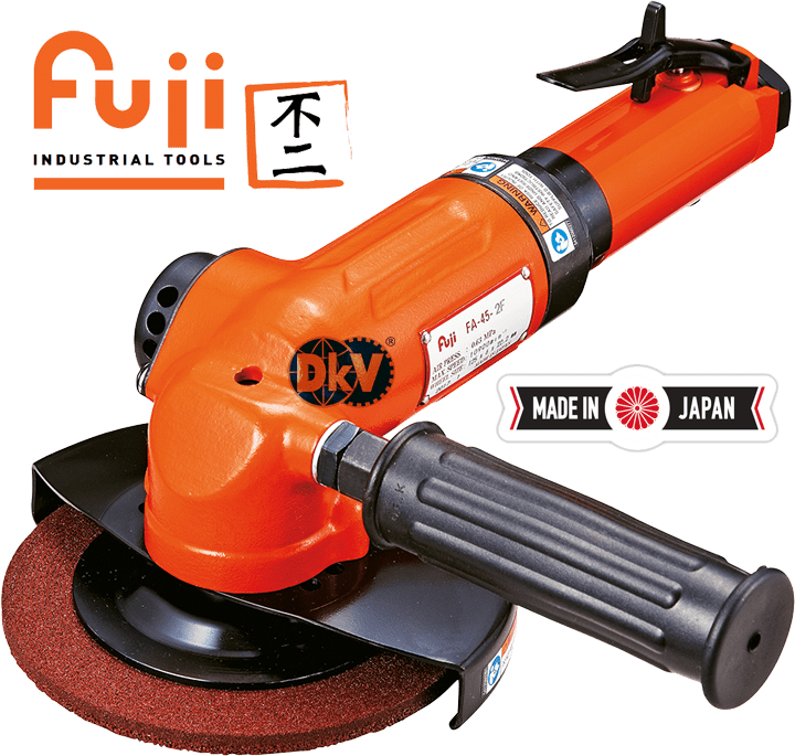 Máy mài góc khí nén Fuji FA-45-6F N EC, Fuji air angle grinder FA-45-6F N EC