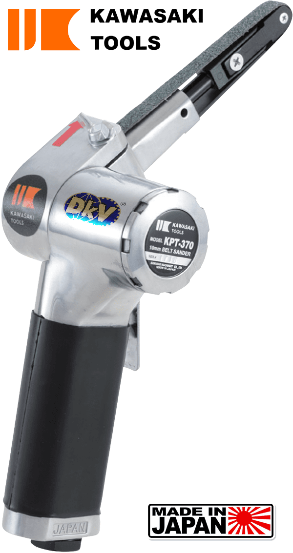 Máy mài dây khí nén Kawasaki KPT-370, Kawasaki air belt sander KPT-370